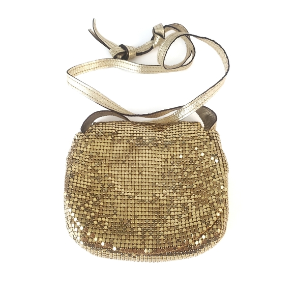 Whiting and Davis Gold Mesh Night Bag, Like New, Vintage - Picture 3 of 16